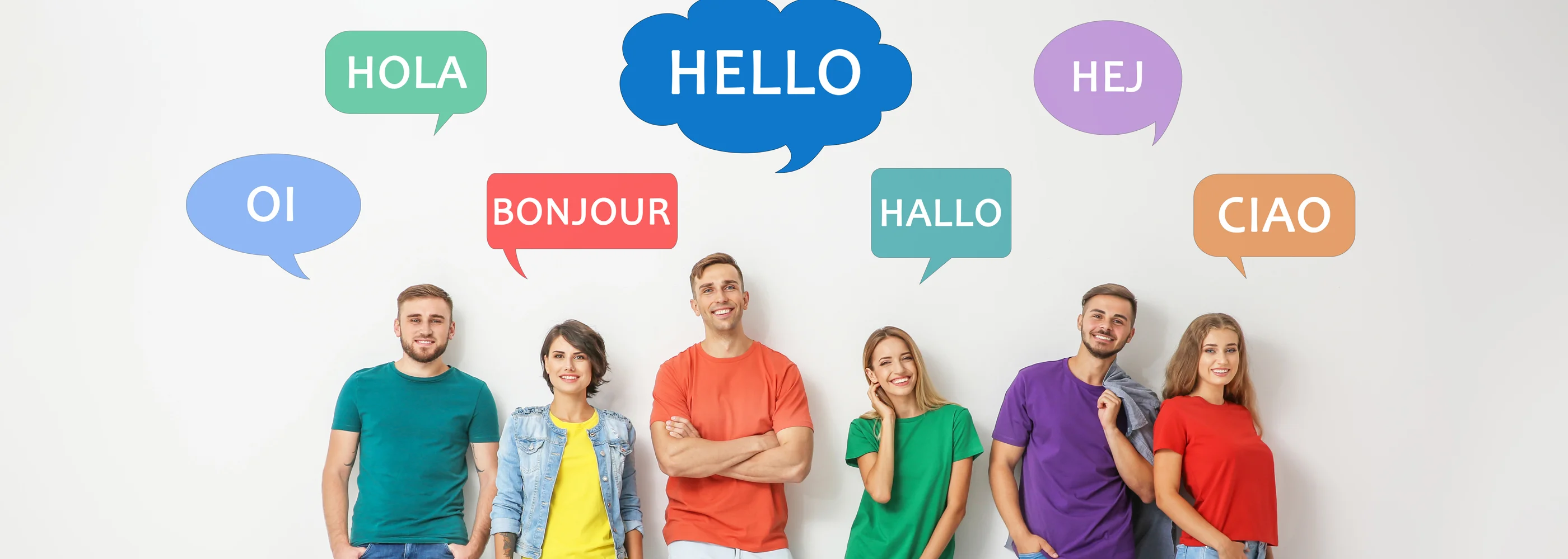 Background illustration for language testing section