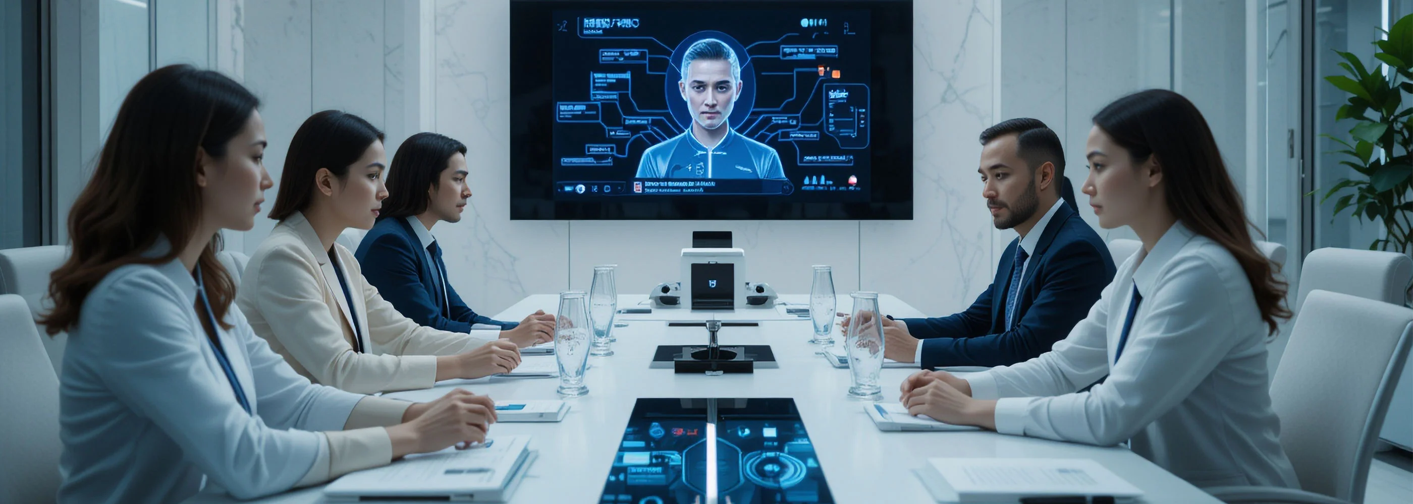 Background illustration for mock interview section