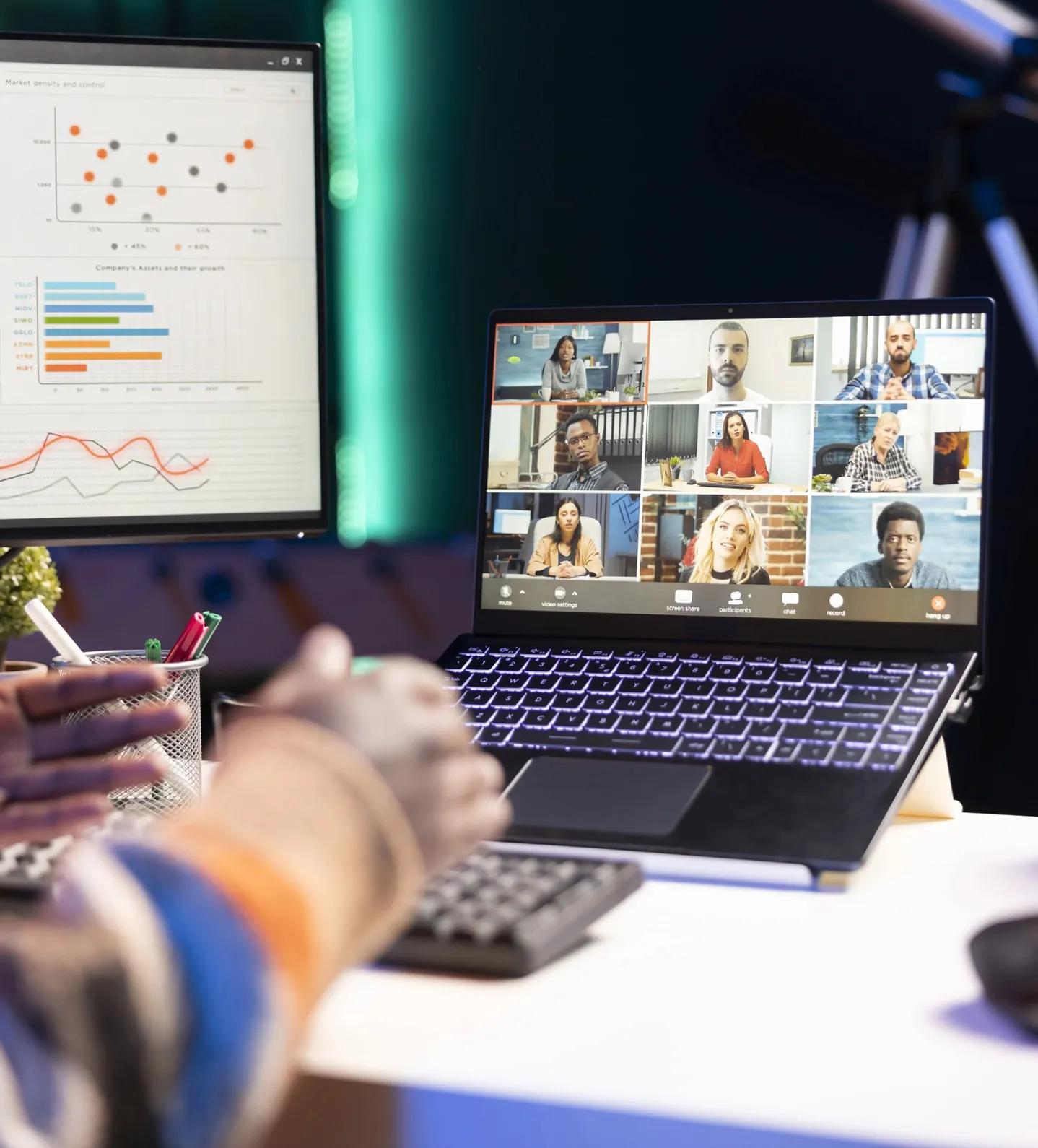 Illustration of institutional impact of online screen marking